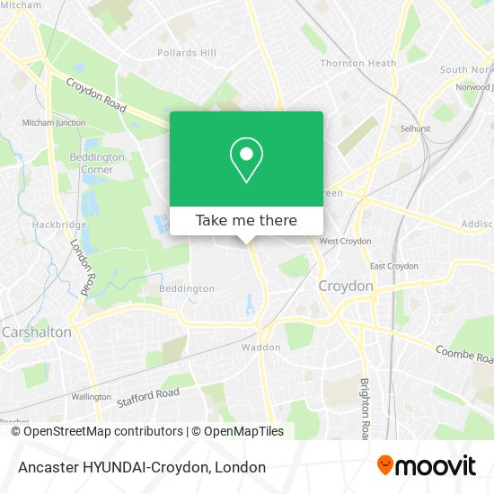 Ancaster HYUNDAI-Croydon map