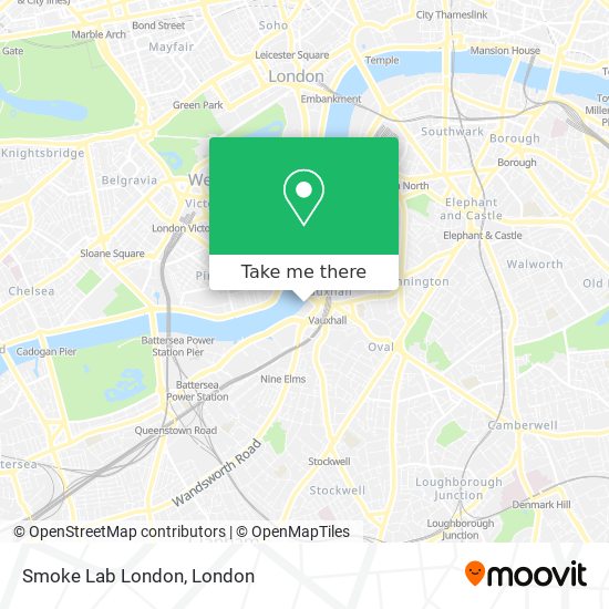 Smoke Lab London map