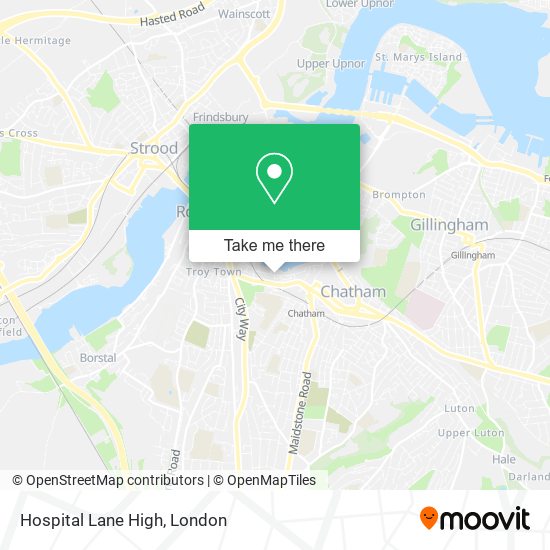 Hospital Lane High map