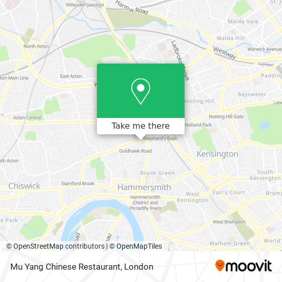 Mu Yang Chinese Restaurant map