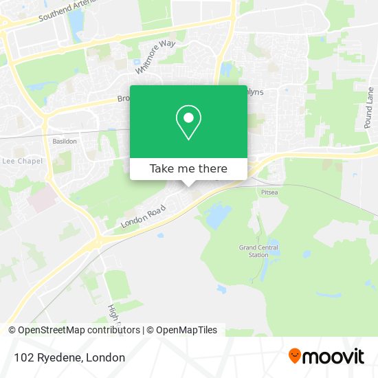 102 Ryedene map