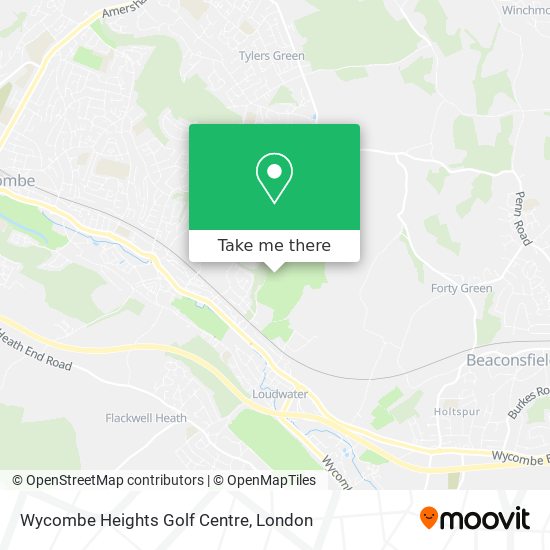 Wycombe Heights Golf Centre map