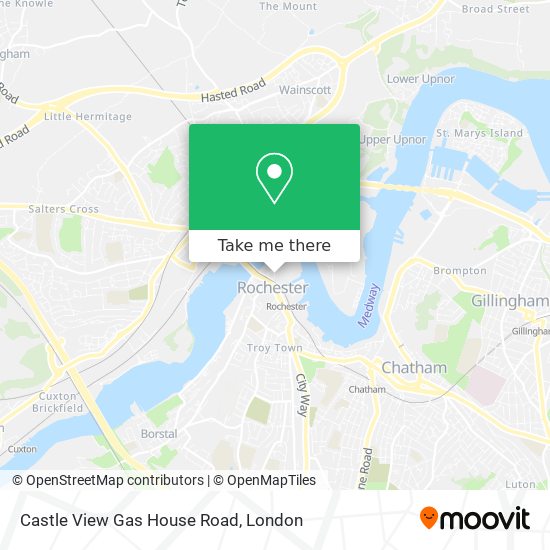 Castle View Gas House Road map