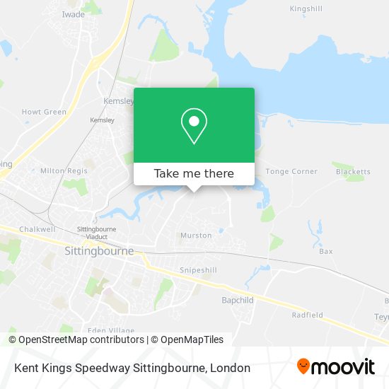 Kent Kings Speedway Sittingbourne map