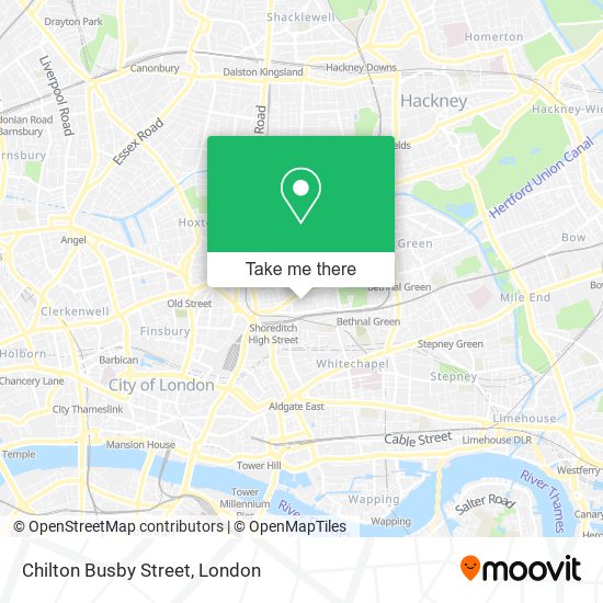 Chilton Busby Street map