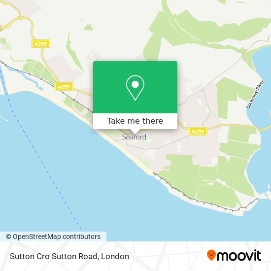Sutton Cro Sutton Road map