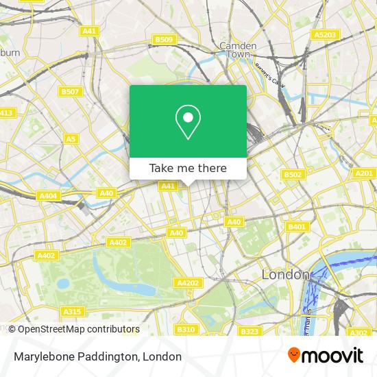 Marylebone Paddington map