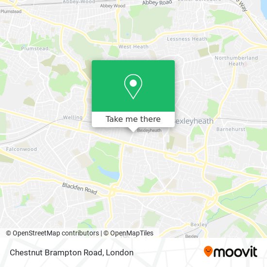 Chestnut Brampton Road map