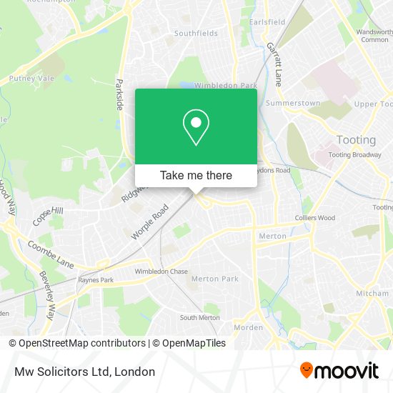 Mw Solicitors Ltd map