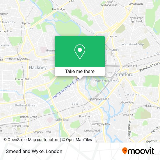 Smeed and Wyke map