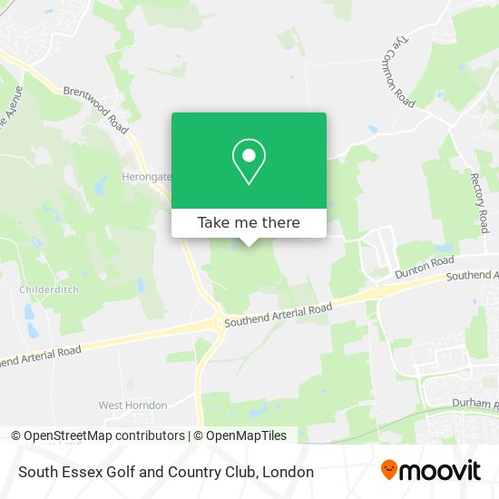 South Essex Golf and Country Club map