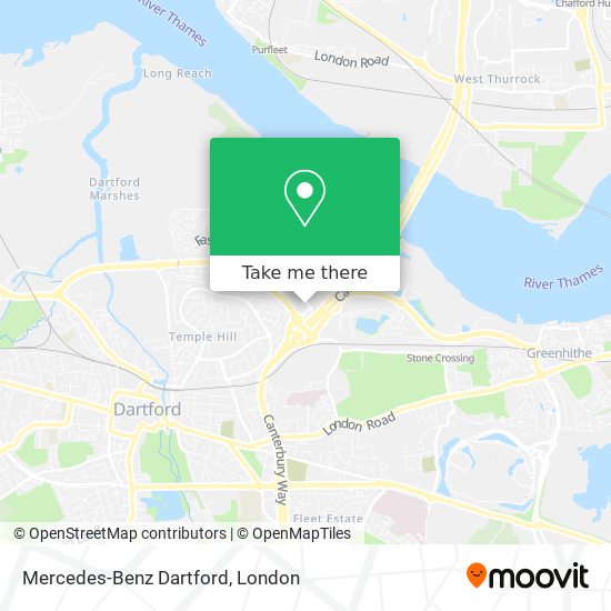 Mercedes-Benz Dartford map