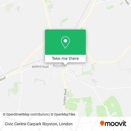 Civic Centre Carpark Royston map