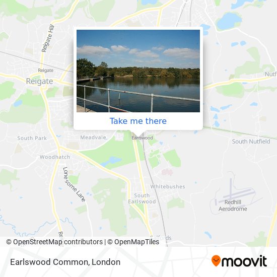 Earlswood Common map