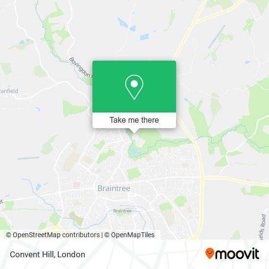 Convent Hill map