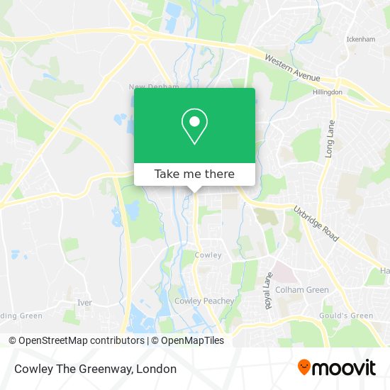 Cowley The Greenway map