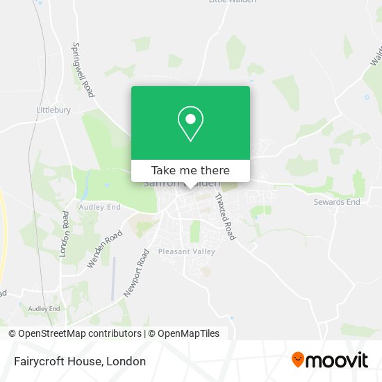 Fairycroft House map