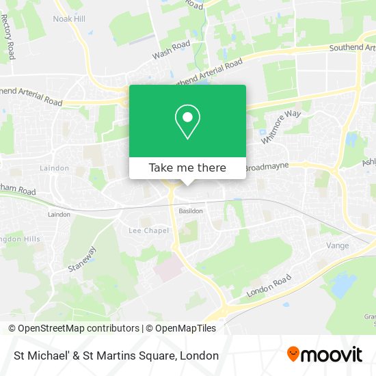 St Michael' & St Martins Square map