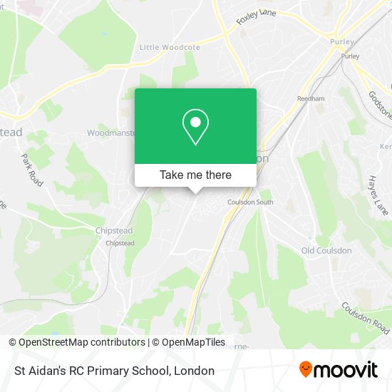 St Aidan's RC Primary School map