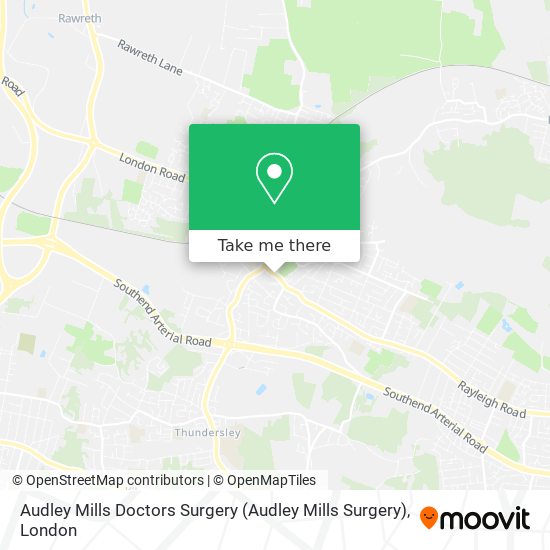 Audley Mills Doctors Surgery map