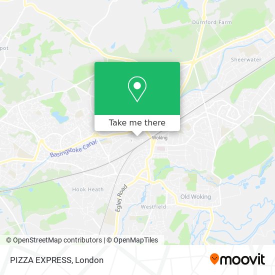 PIZZA EXPRESS map