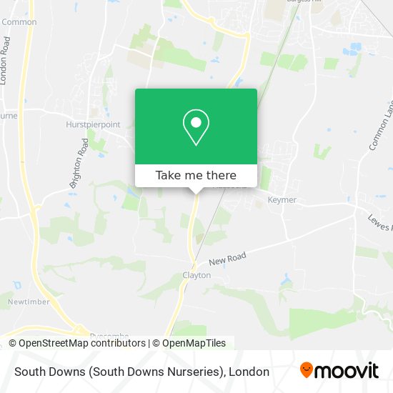 South Downs (South Downs Nurseries) map