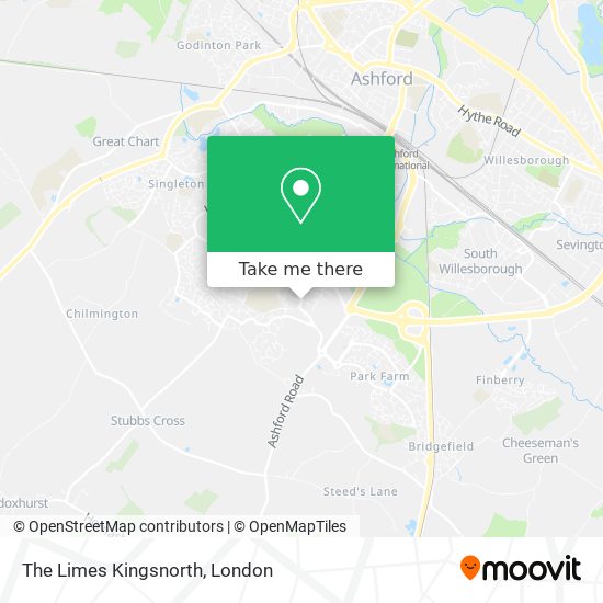 The Limes Kingsnorth map