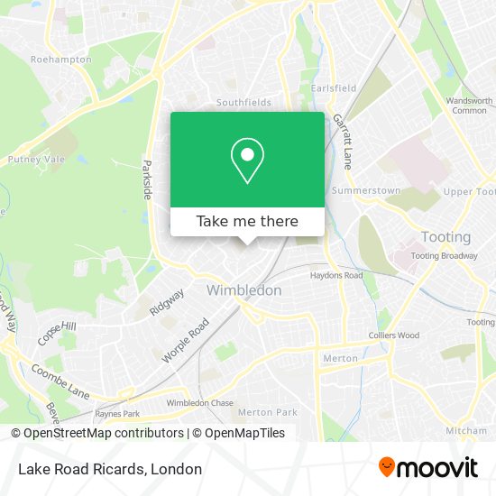 Lake Road Ricards map