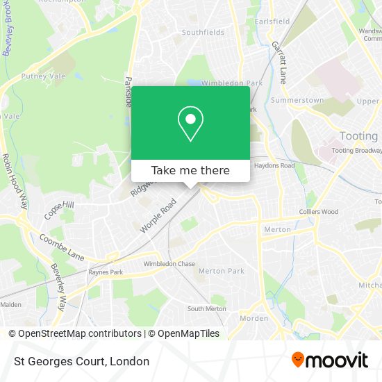 St Georges Court map