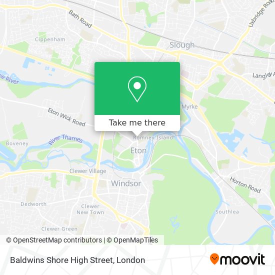 Baldwins Shore High Street map