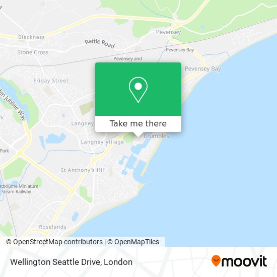 Wellington Seattle Drive map