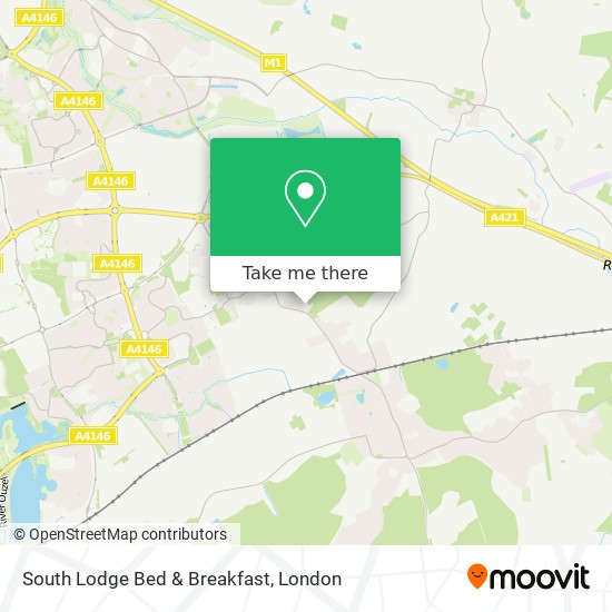 South Lodge Bed & Breakfast map