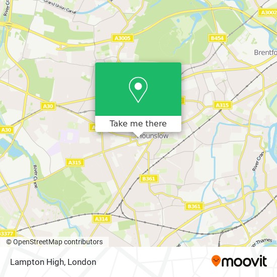 Lampton High map