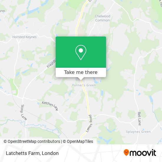 Latchetts Farm map