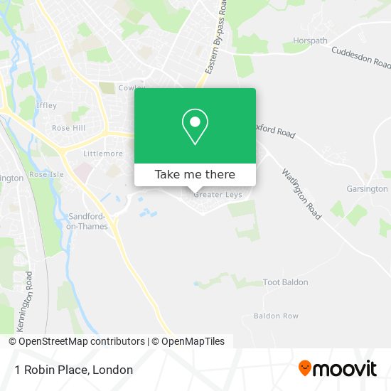 1 Robin Place map