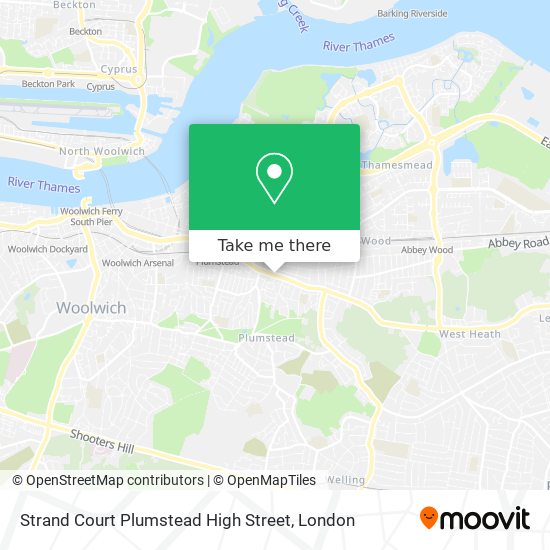 Strand Court Plumstead High Street map
