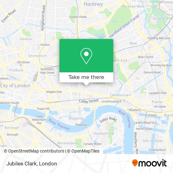 Jubilee Clark map