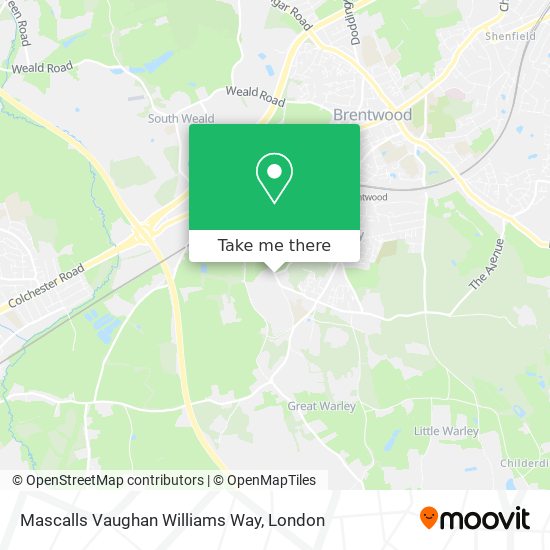 Mascalls Vaughan Williams Way map