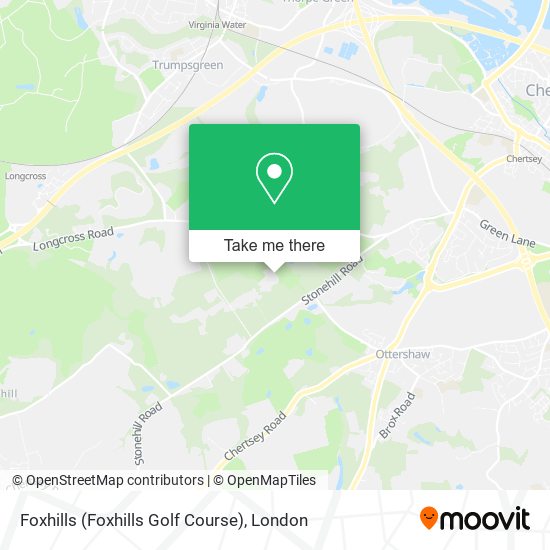 Foxhills (Foxhills Golf Course) map