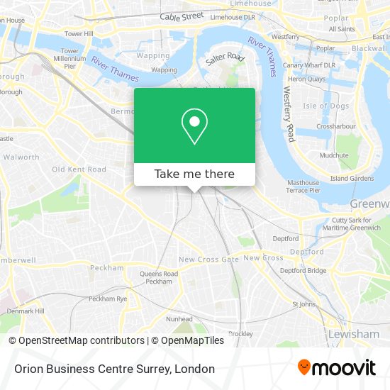 Orion Business Centre Surrey map