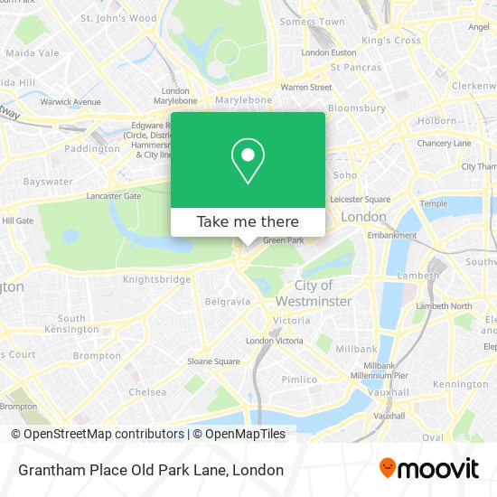 Grantham Place Old Park Lane map