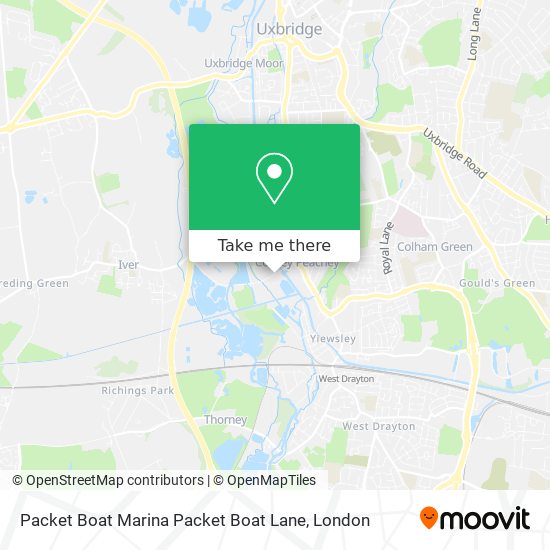 Packet Boat Marina Packet Boat Lane map