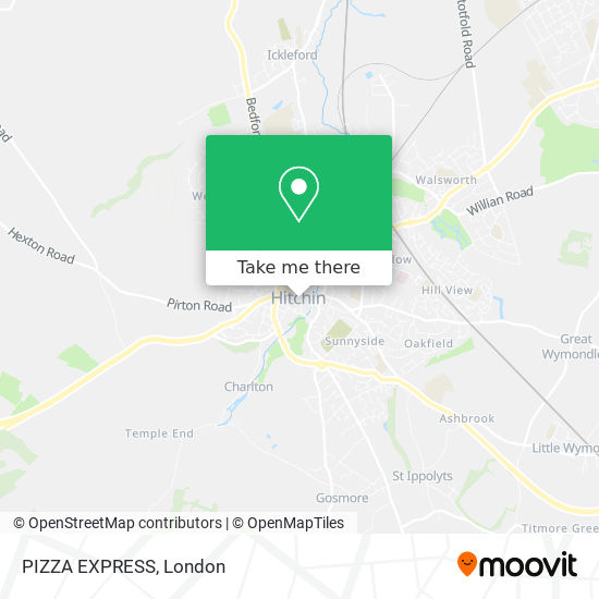 PIZZA EXPRESS map