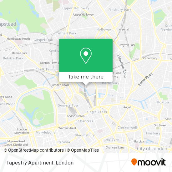 Apartment Map Near Me How To Get To Tapestry Apartment In Barnsbury By Bus, Train Or Tube?