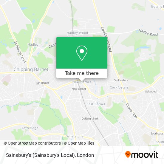 Sainsbury's (Sainsbury's Local) map