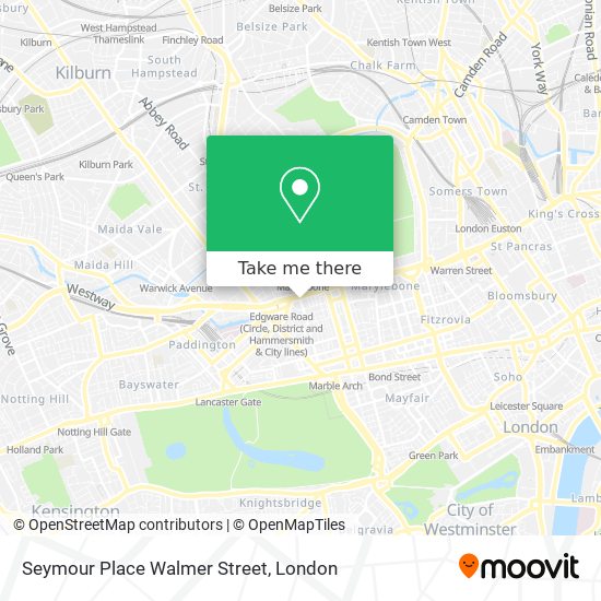 Seymour Place Walmer Street map