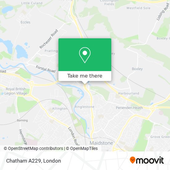 Chatham A229 map