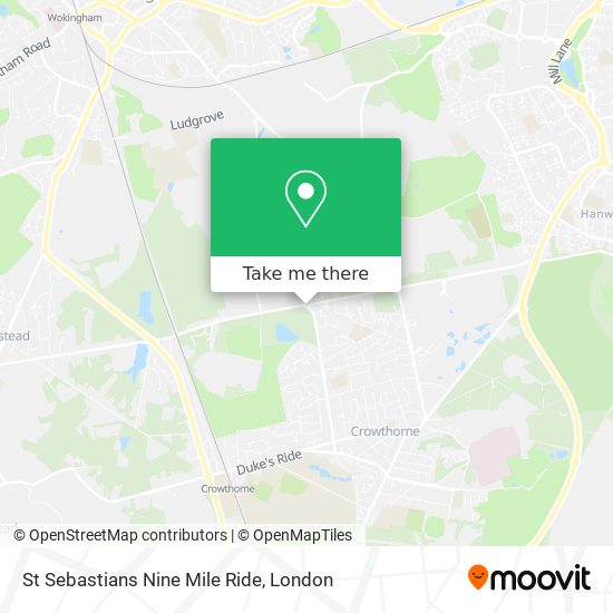 St Sebastians Nine Mile Ride map