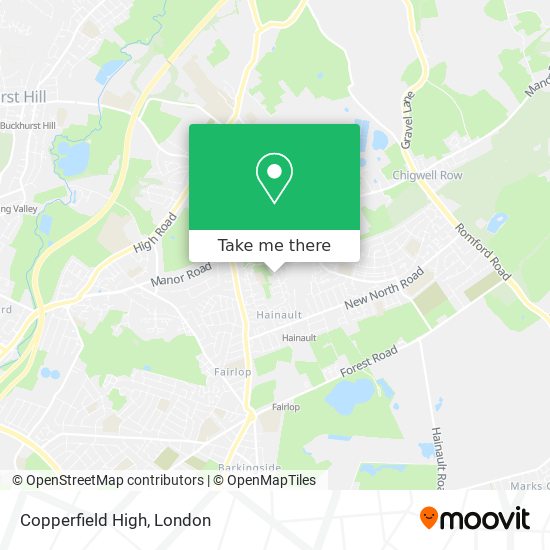 Copperfield High map