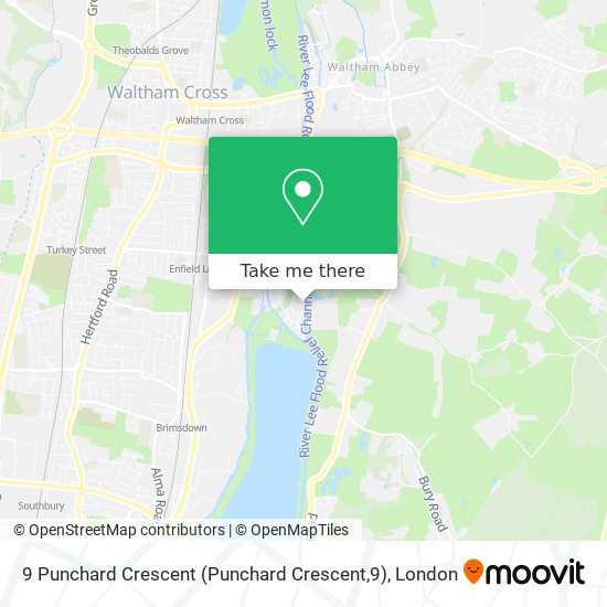 9 Punchard Crescent (Punchard Crescent,9) map
